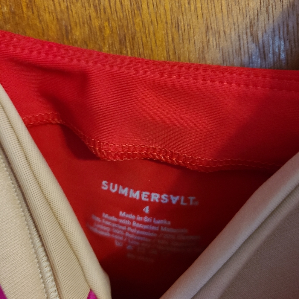 NWT Summersalt The Tie Waist Backflip One Piece Swimsuit 🩱 - Picture 4 of 6